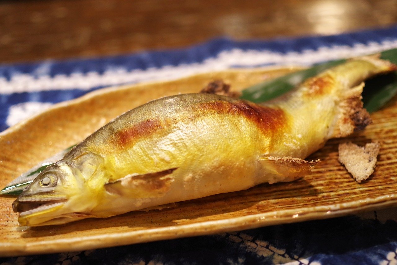 あゆの塩焼き